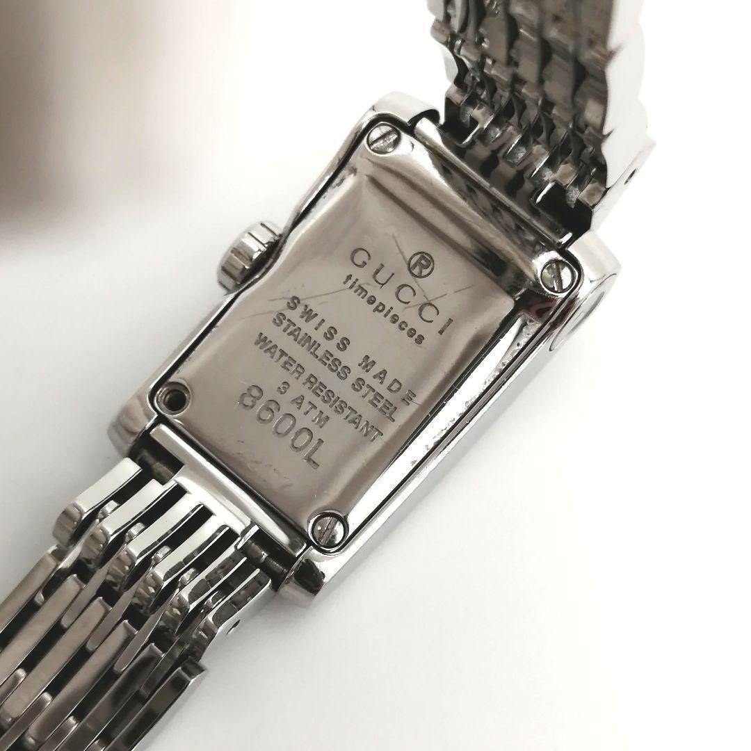 稼働✨ グッチ　G-メトロ　時計　ピンク シェル文字盤　スクエア　【新品電池】