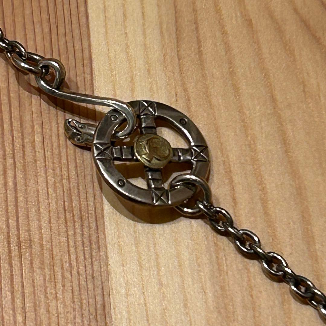 MOTO レザー シルバー 大イーグル ネックレス