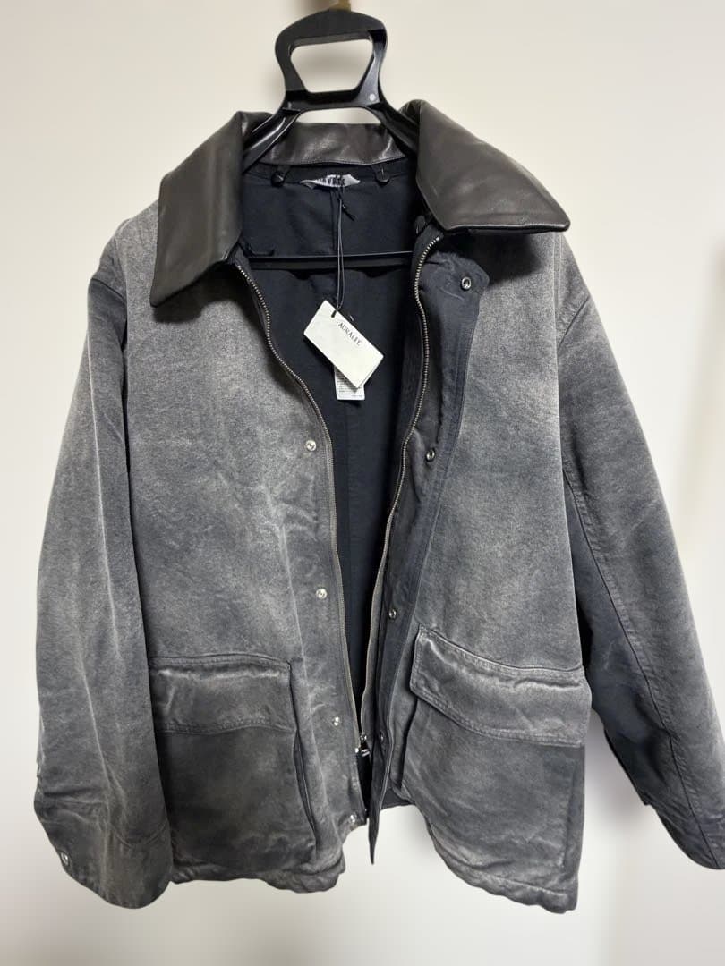 ジャケット・アウター AURALEE ORGANIC COTTON DUCK BLOUSON