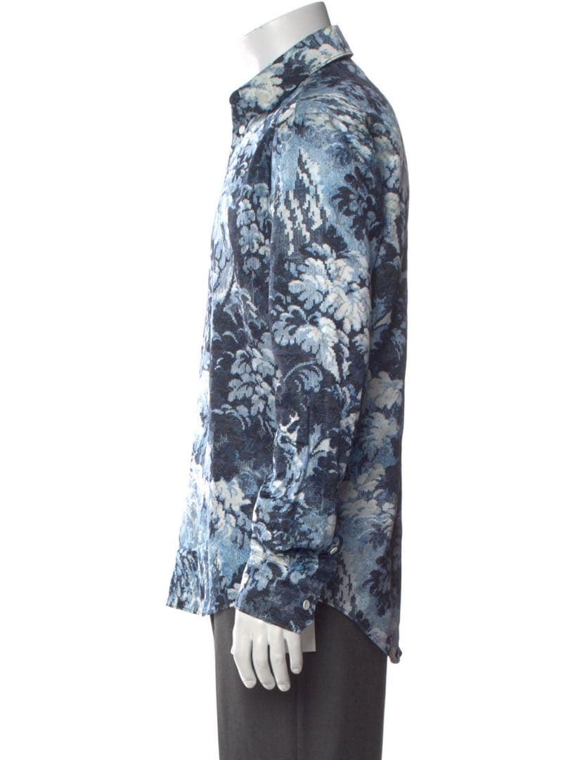 ルイヴィトン LOUIS VUITTON モノグラムタペストリー長袖シャツ