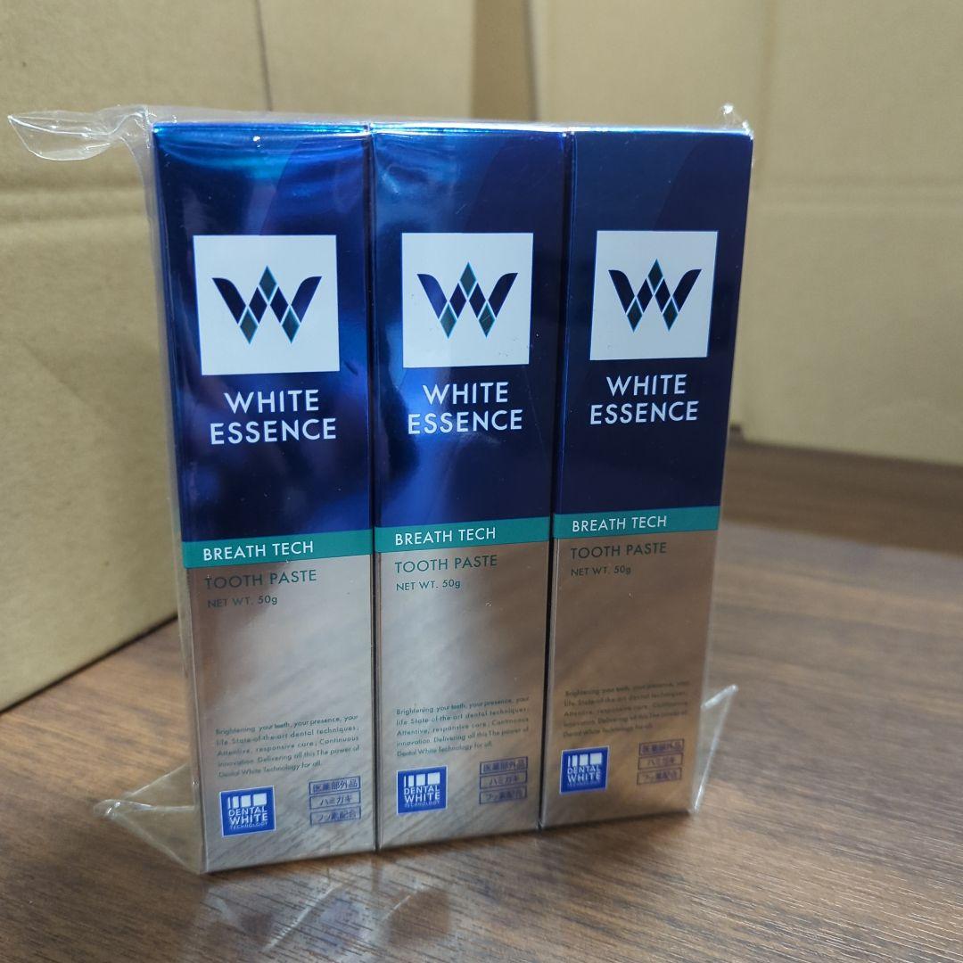 ホワイトエッセンス ブレステック 歯磨き粉 ハーブミント味 (ブレステック6本)