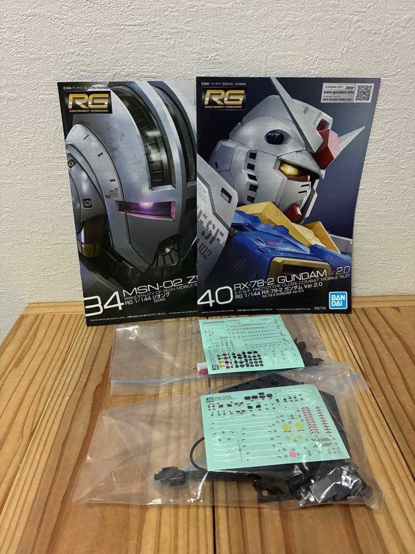 RGジオング スペシャルコーティング RGガンダムVer2.0 組み立て済み