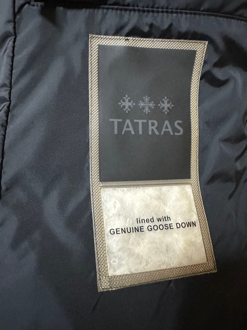 TATRAS ロングダウンジャケット ブラック