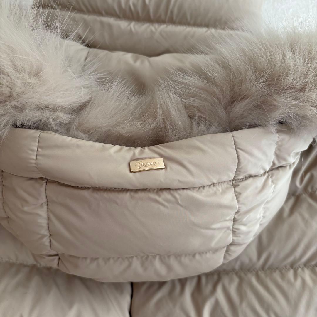 ヘルノ　ダウン　コート　ジャケット　レディース　ポーラテック　ファー