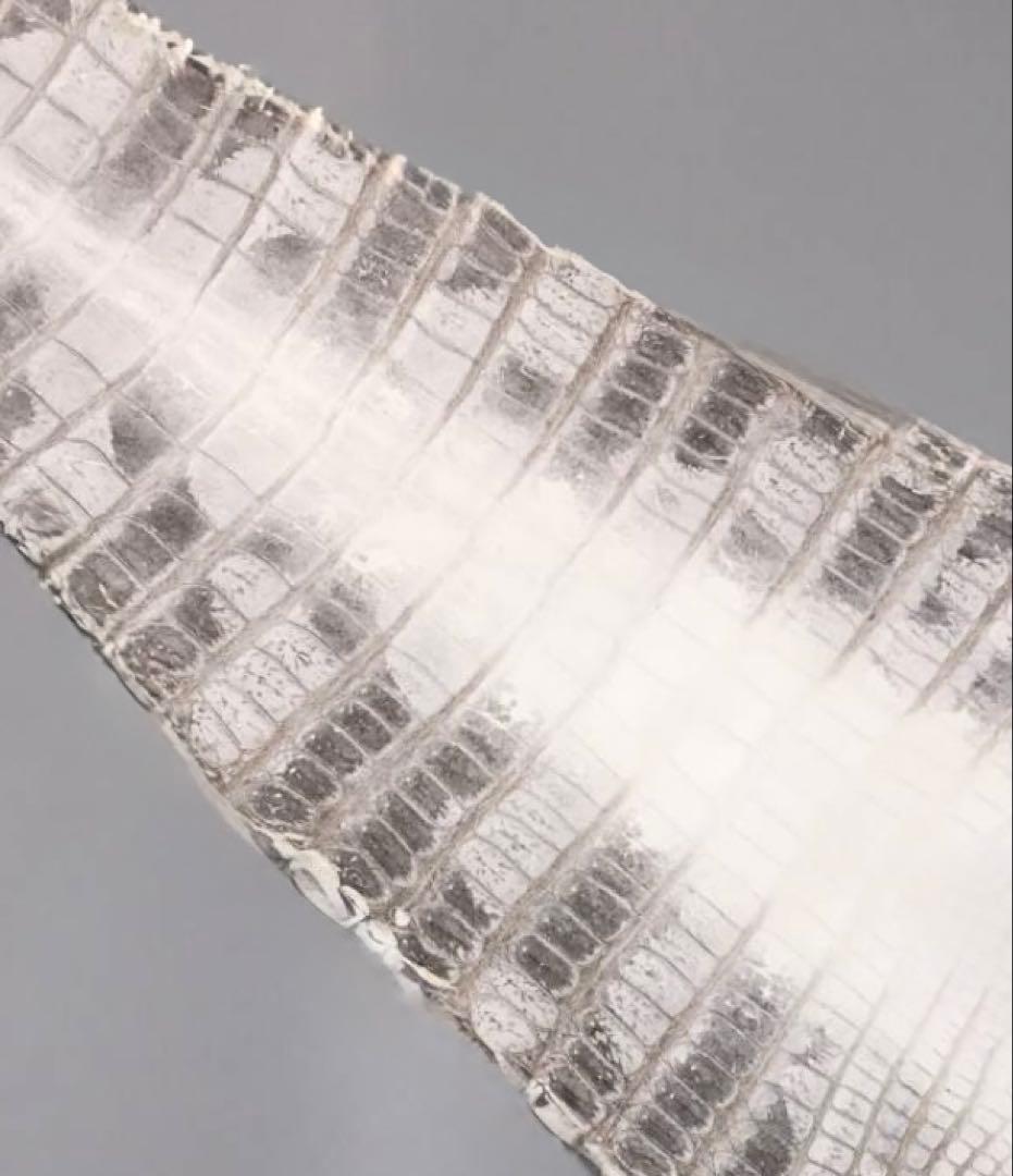 新春！最終値下げ！　ヒマラヤクロコダイル　マット　ハンドメイド　ファスナー長財布