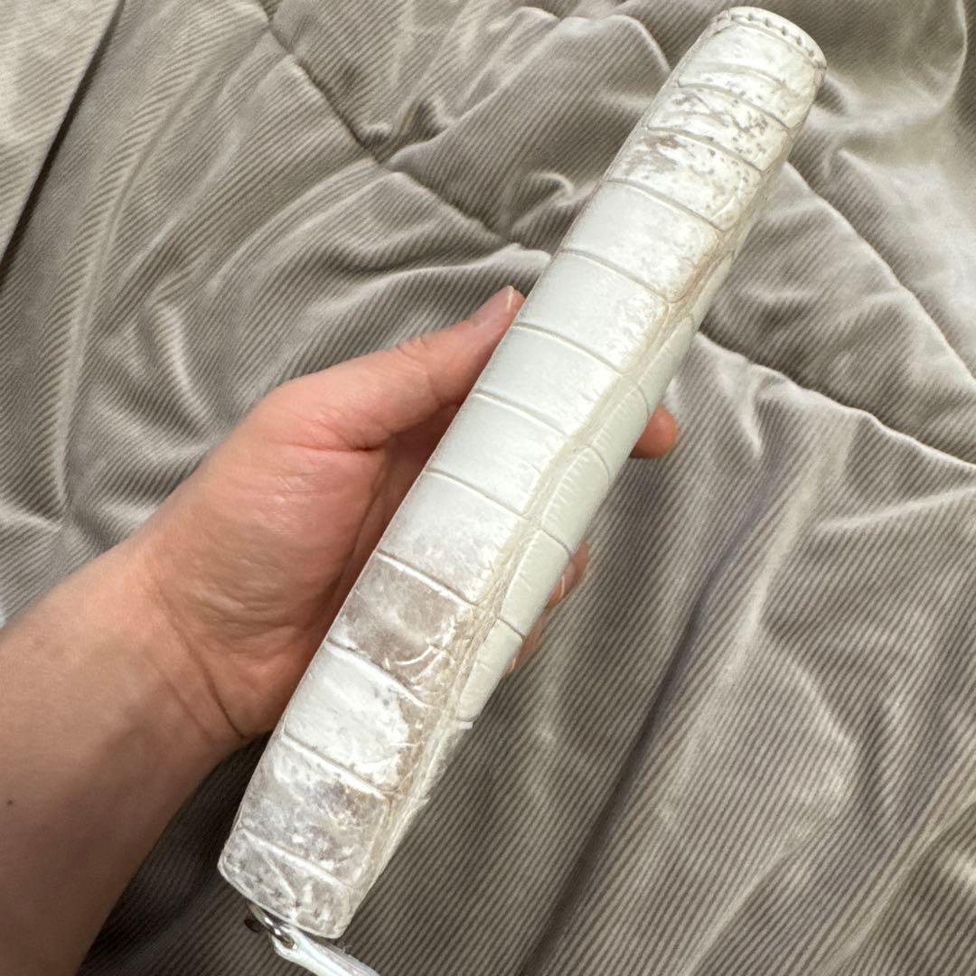 新春！最終値下げ！　ヒマラヤクロコダイル　マット　ハンドメイド　ファスナー長財布