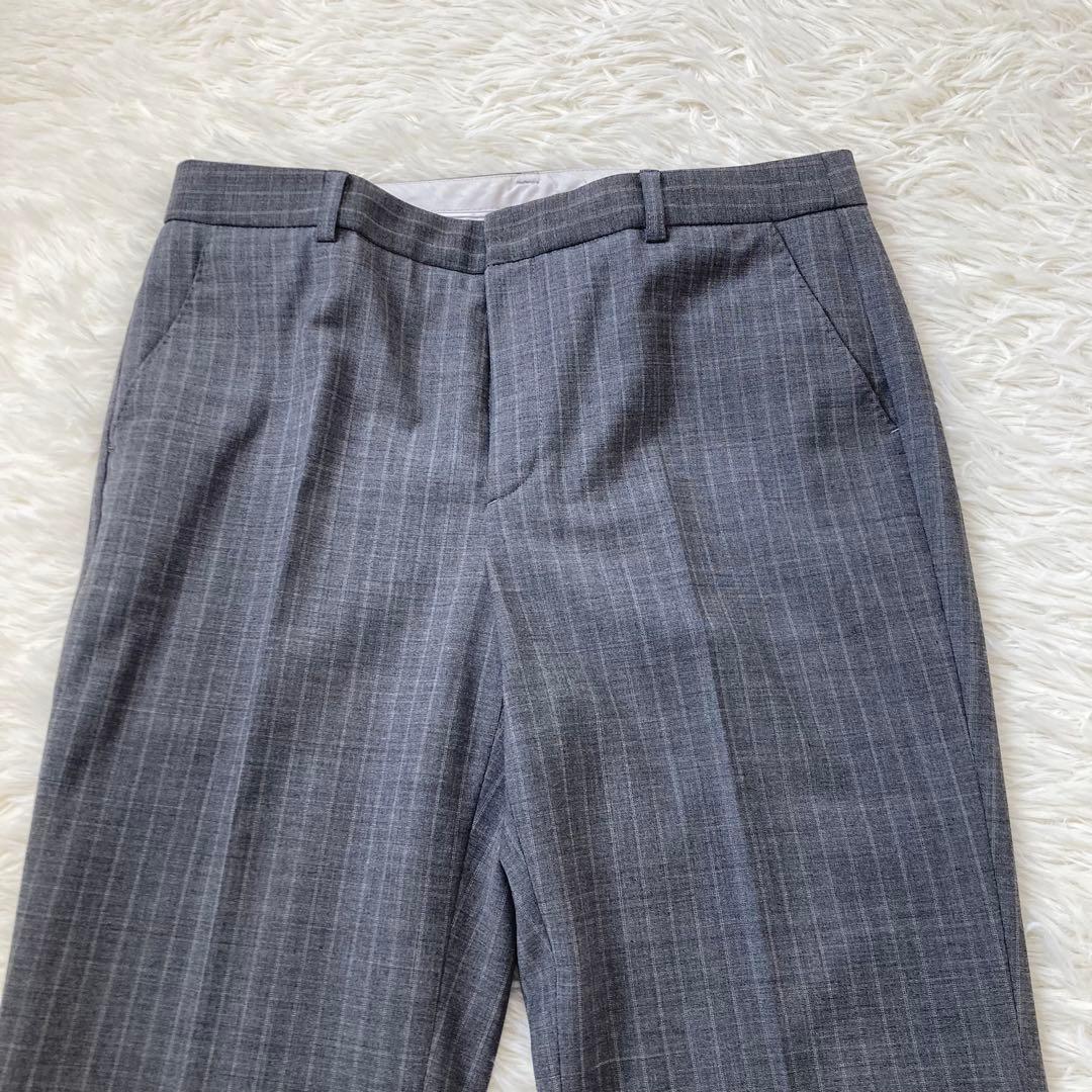 23区　スーツ　テーラードジャケット　パンツ　ストライプ　大きいサイズ　40