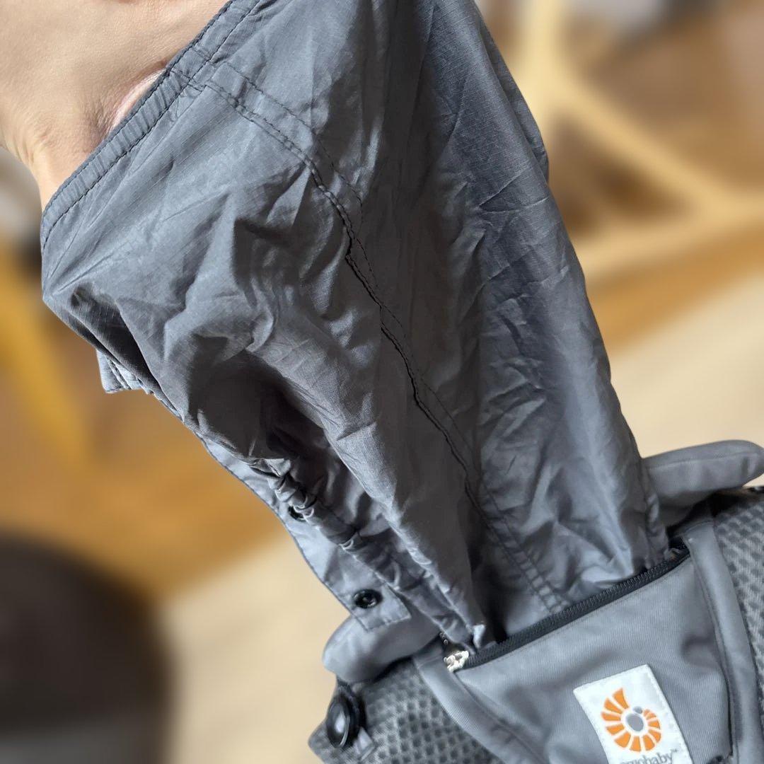 エルゴベビー　 オムニブリーズ　グラファイトグレー　抱っこ紐カバー付き