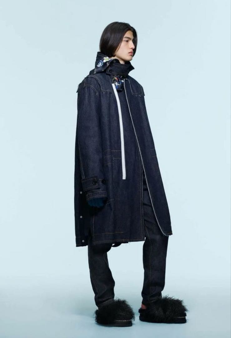 ✨美品✨sacai デニムモッズコート サイズ3