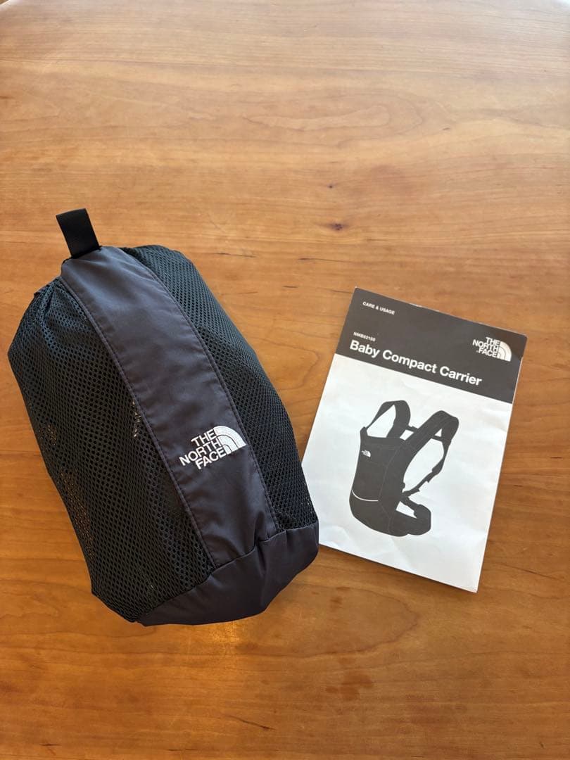 美品！！ノースフェイス コンパクトベビーキャリア/抱っこ紐 ブラック