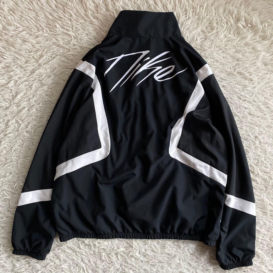 @NIKE ウーブン　上下セットアップ　L 黒　白