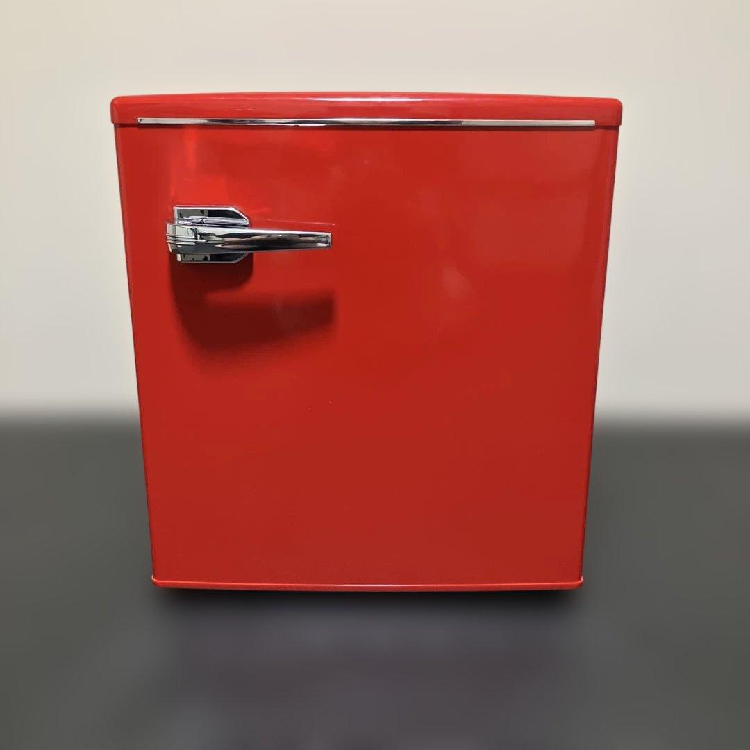 【希少美品】レトロ風冷蔵庫 48L （赤色）メーカー「タンスのゲン」