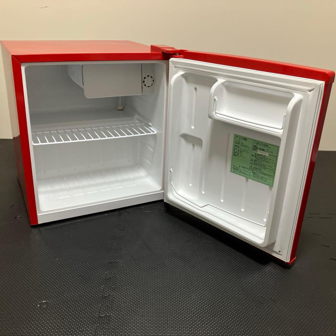 【希少美品】レトロ風冷蔵庫 48L （赤色）メーカー「タンスのゲン」