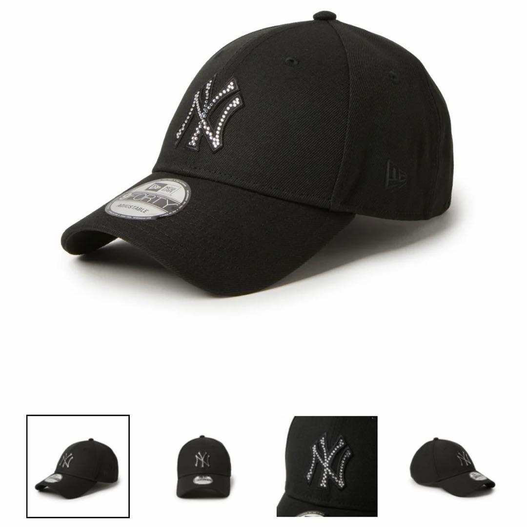 9FORTY ラインストーン ニューヨーク・ヤンキース ブラック