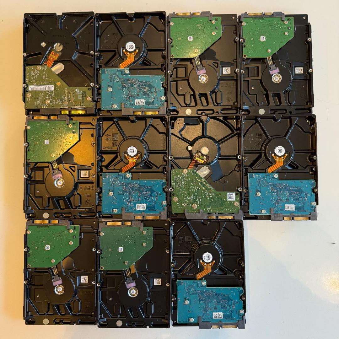 1TB HDD 11台セット WD, Toshiba,Seagate