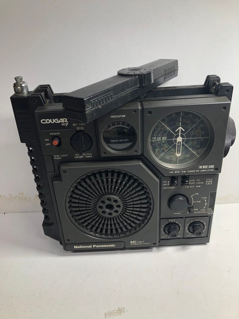 ナショナル パナソニック 3バンドラジオ クーガNO.7 RF-877 ジャンク