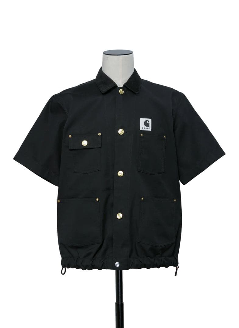 【26ss、サイズ2】sacai × carhartt Duck Shirt