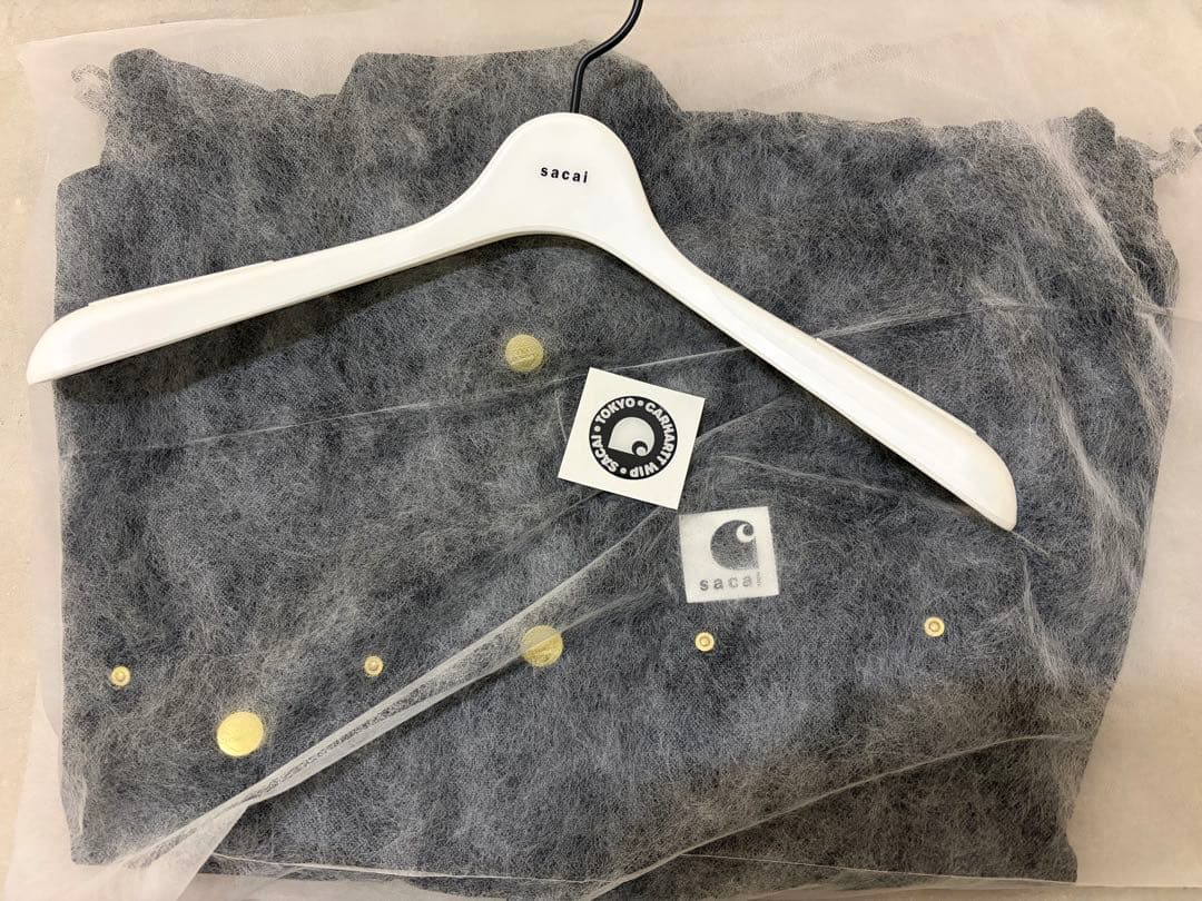 【26ss、サイズ2】sacai × carhartt Duck Shirt