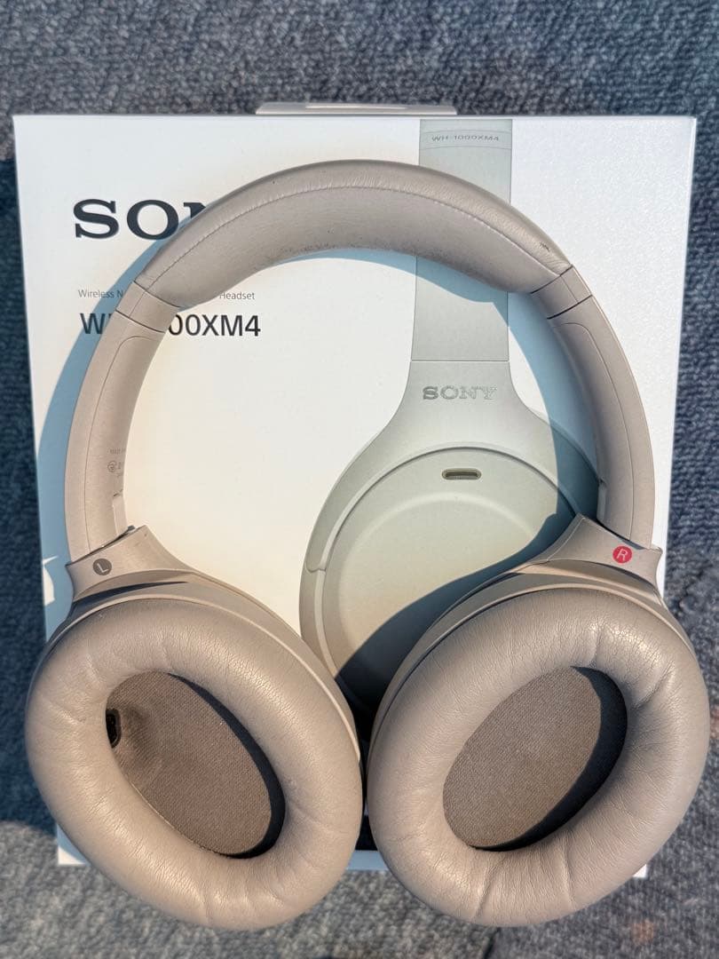 Sony WH-1000XM4 ワイヤレスヘッドホン グレー