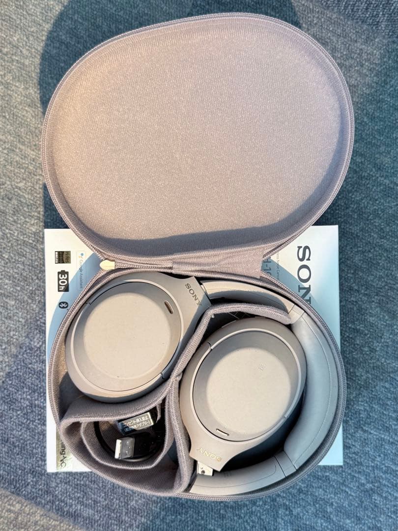 Sony WH-1000XM4 ワイヤレスヘッドホン グレー