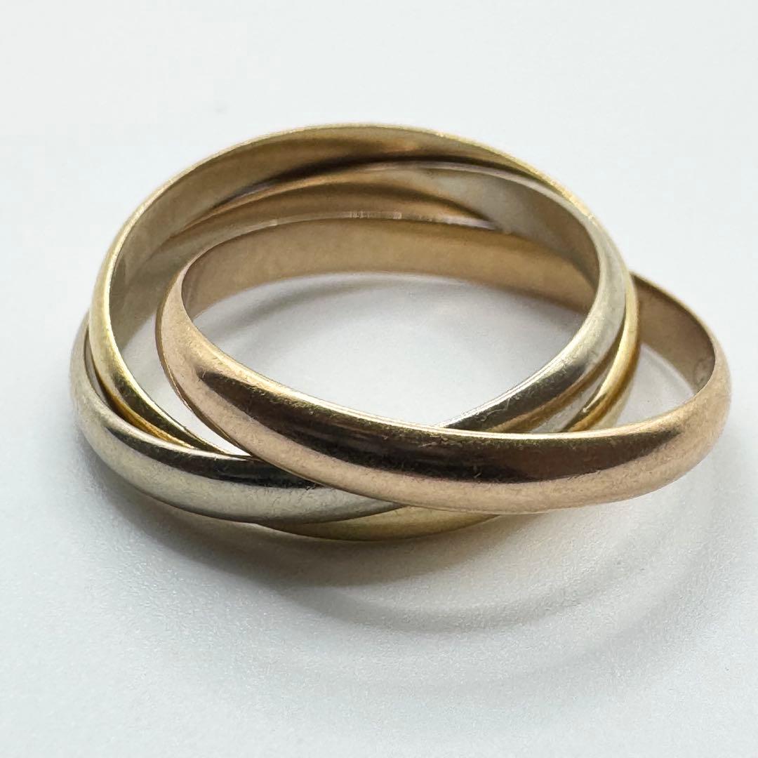 Cartier カルティエ トリニティリング スモール 9号 Au750