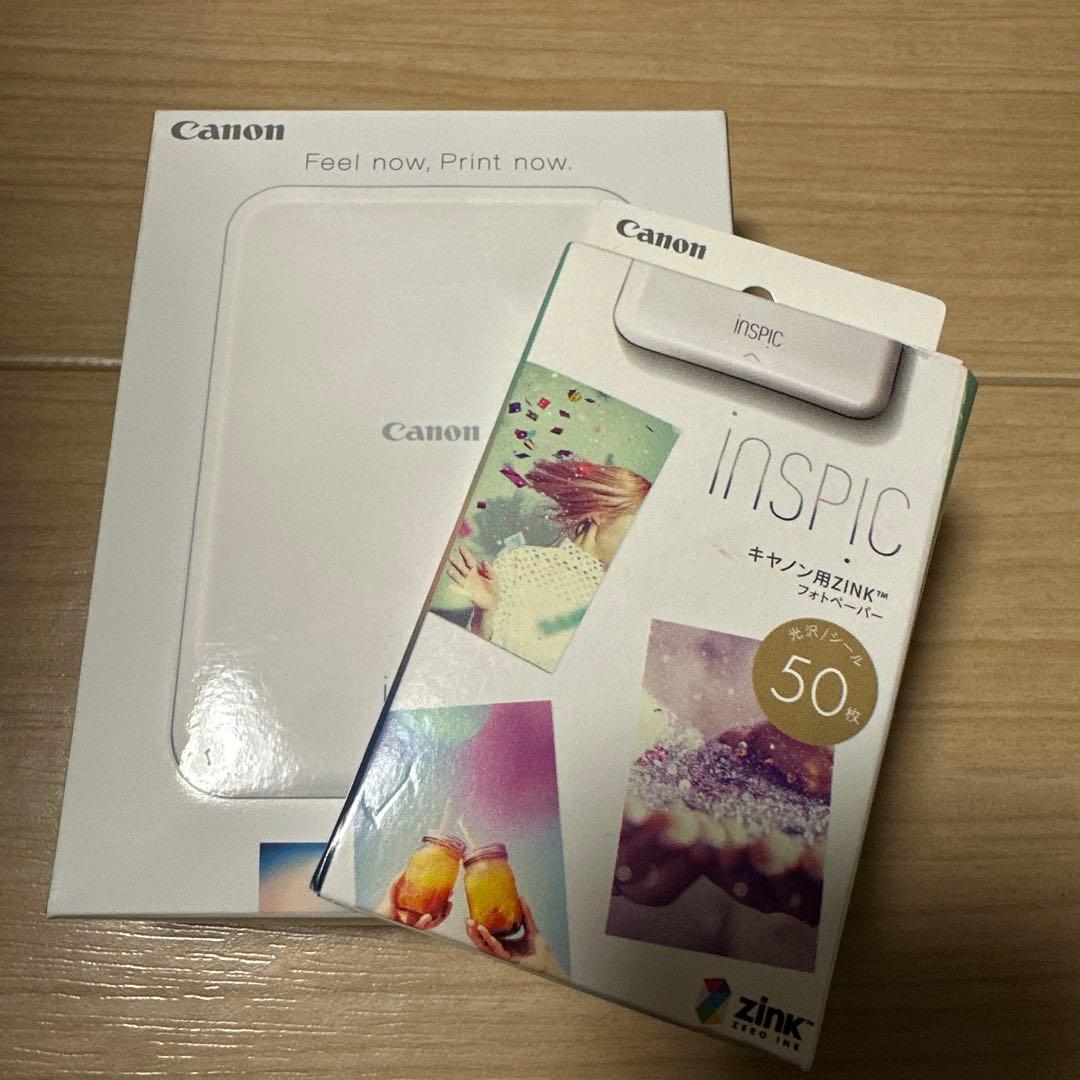 Canon INSPIC PV-123-SB 本体とペーパー50枚セット