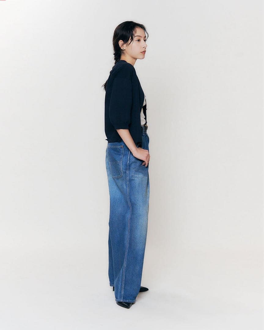 ★美品★シンゾーン shinzone TOOL DENIM PANTS ブルー