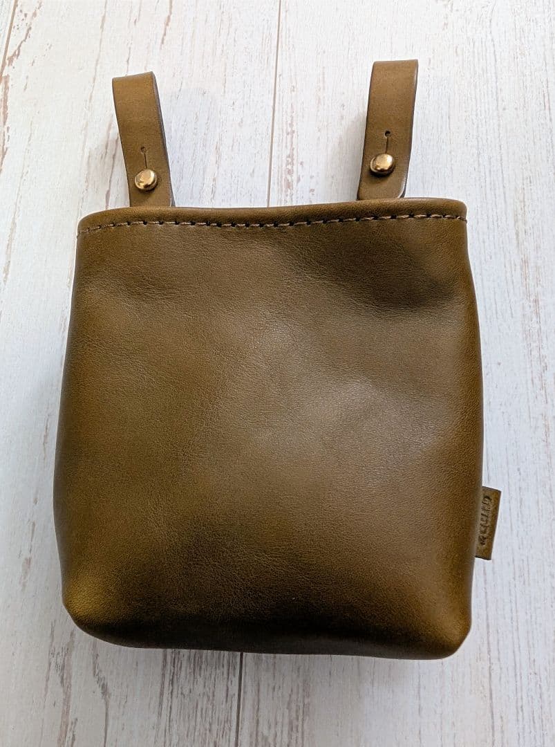 【新品未使用】HERZ　大工さんの腰袋的ベルトポーチ　グリーン