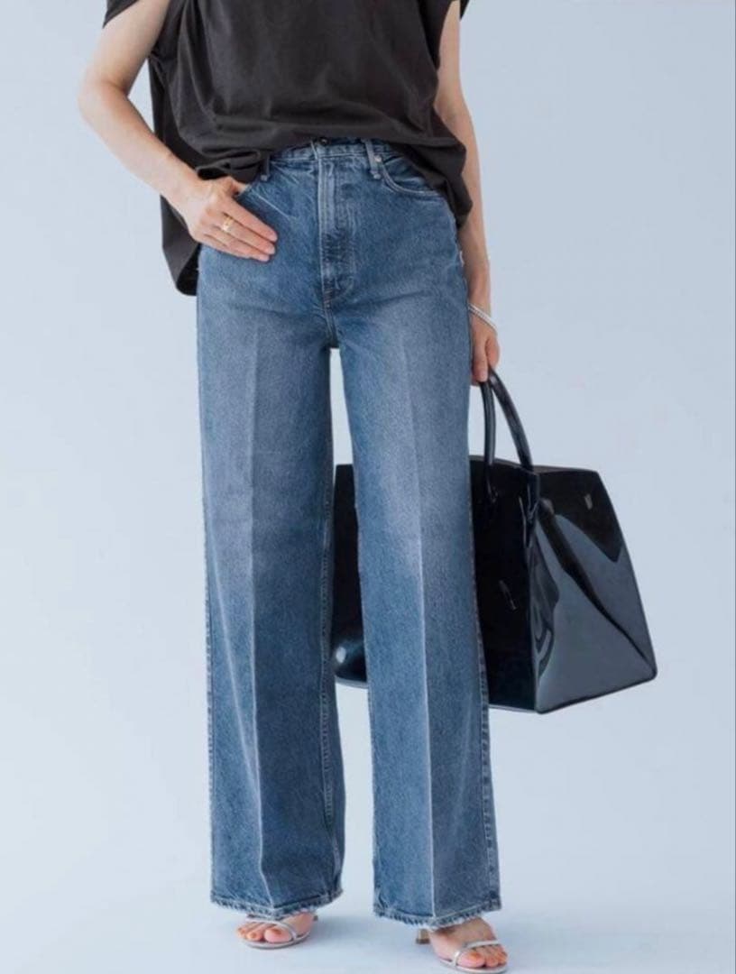 upper hights THE SISTER ワイドストレートデニムパンツ23