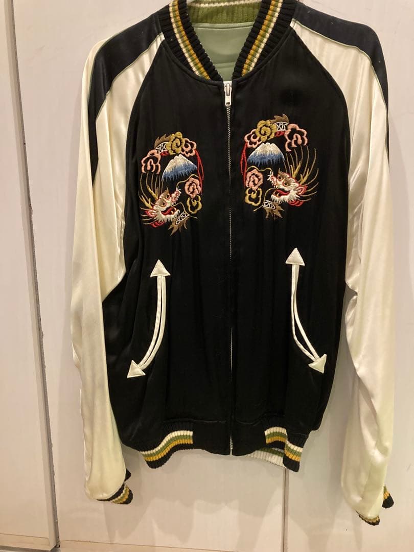 y*m様 フラッドヘッドTHE FLAT HEAD リバーシブルスカジャン ドラ