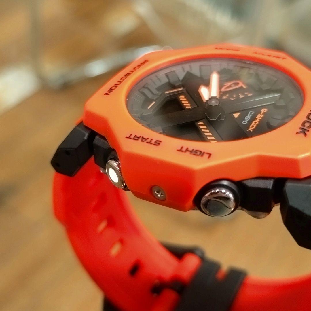 【極美品】CASIO　G-SHOCK　GA-2300FL レスキューオレンジ