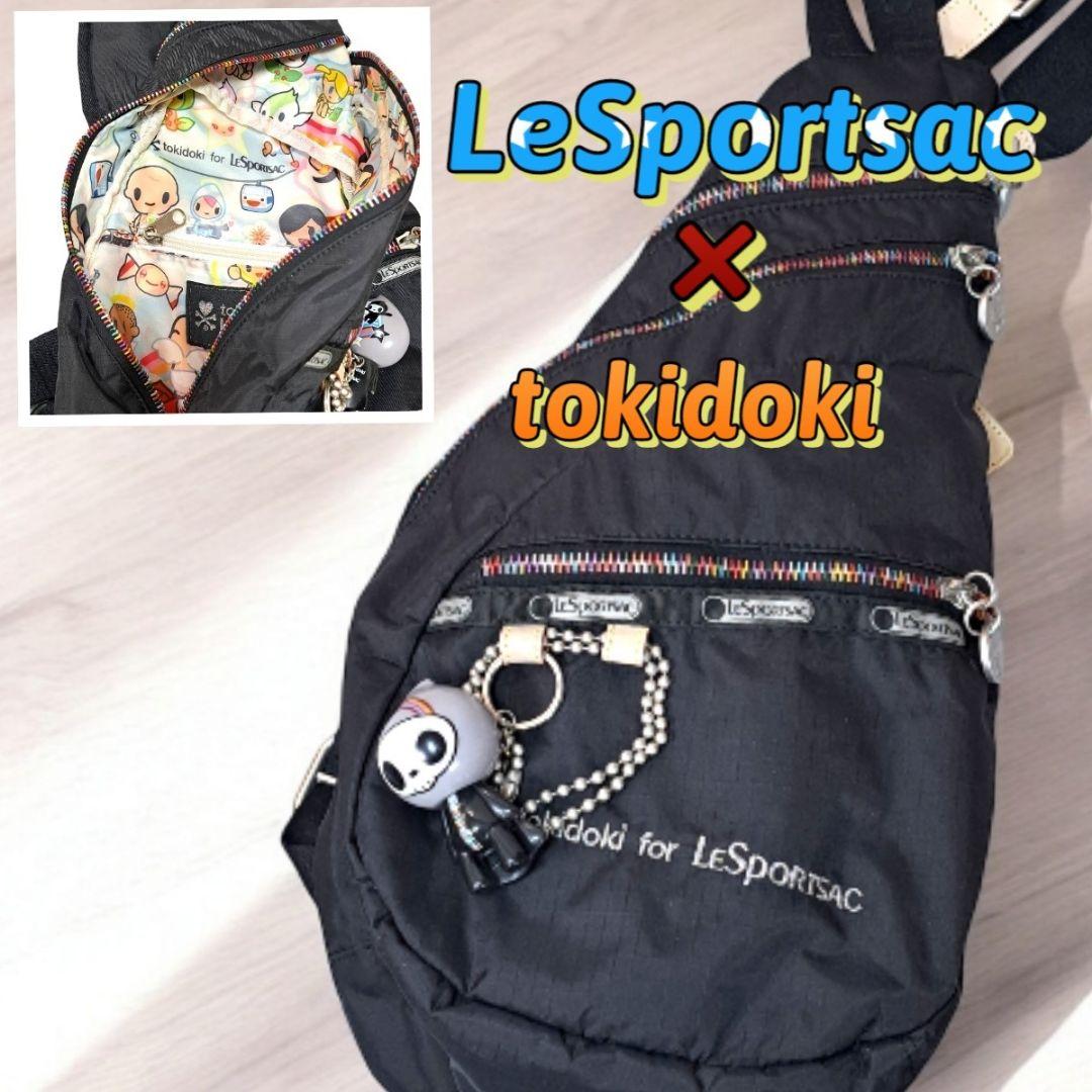 希少　レスポートサック　tokidoki　コラボ 　ボディバッグ　ナイロンバッグ