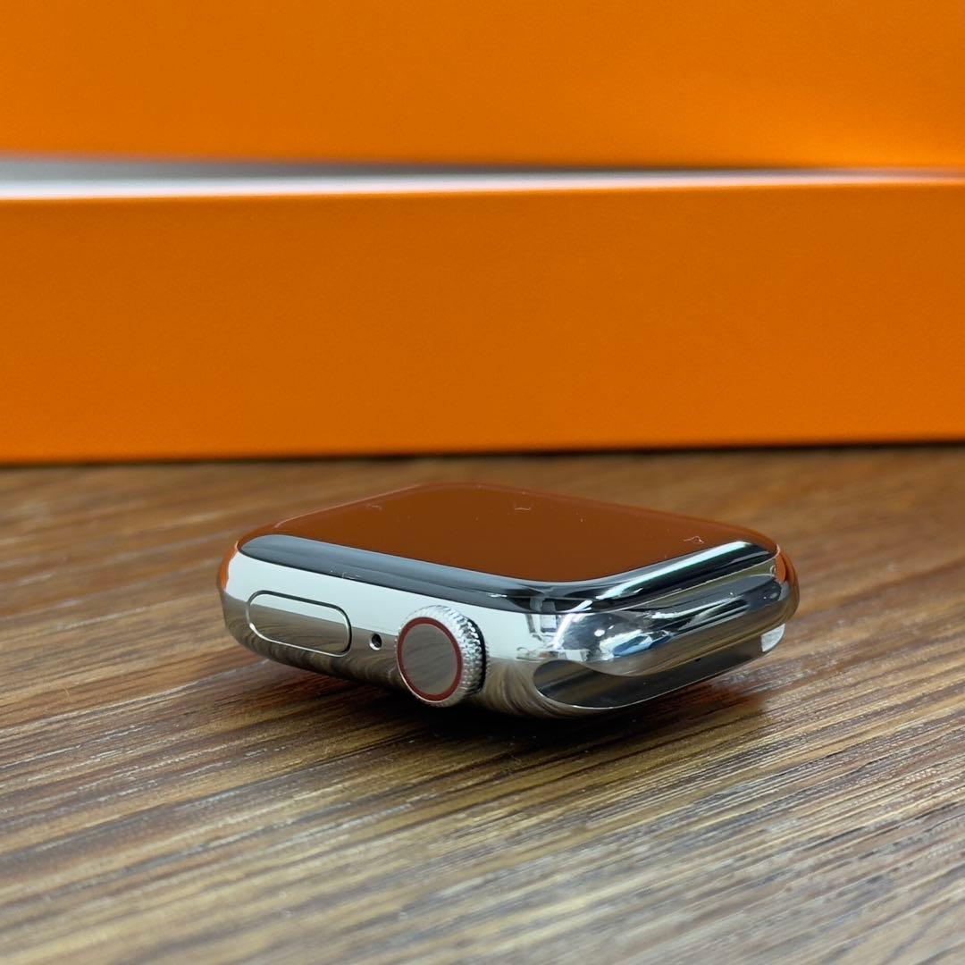 2715 極美品　Apple Watch エルメス　シリーズ7 シルバー