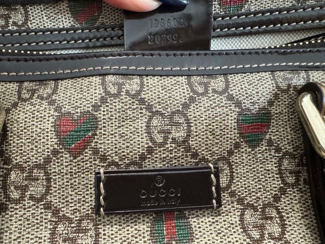 GUCCI GGパターン ボストンバッグ