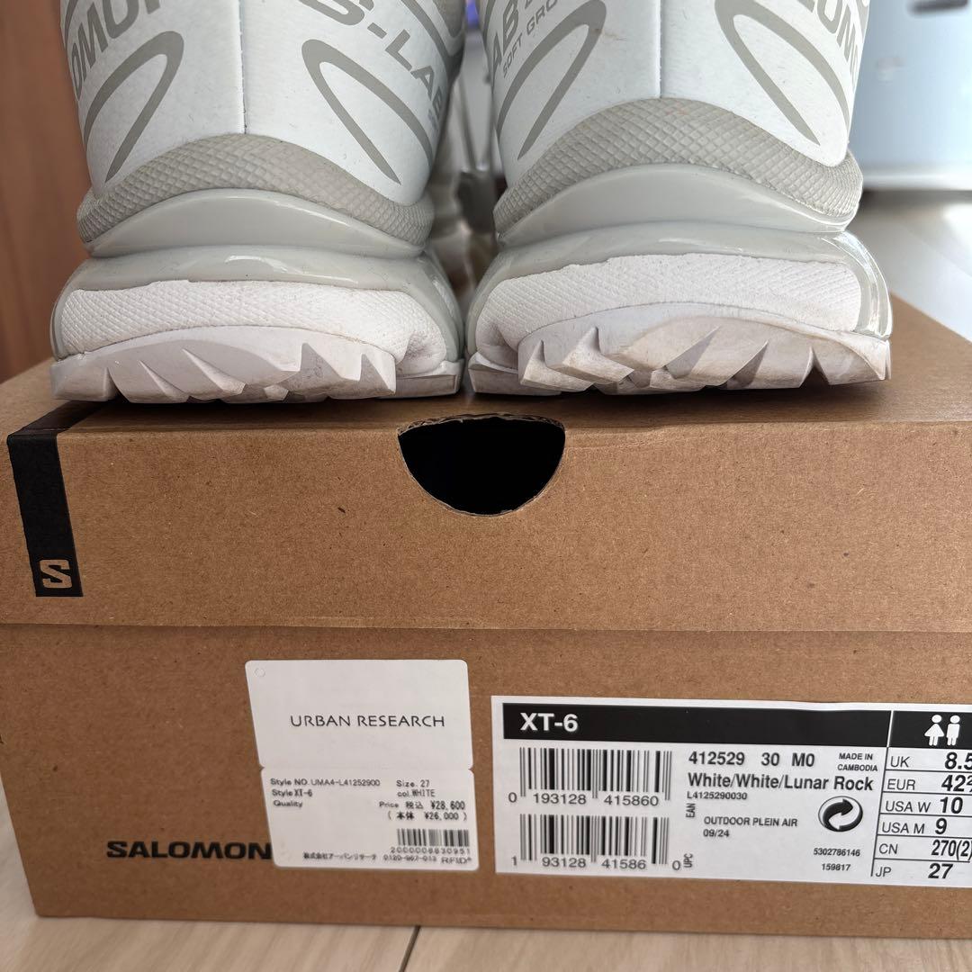 SALOMON XT-6 ホワイト