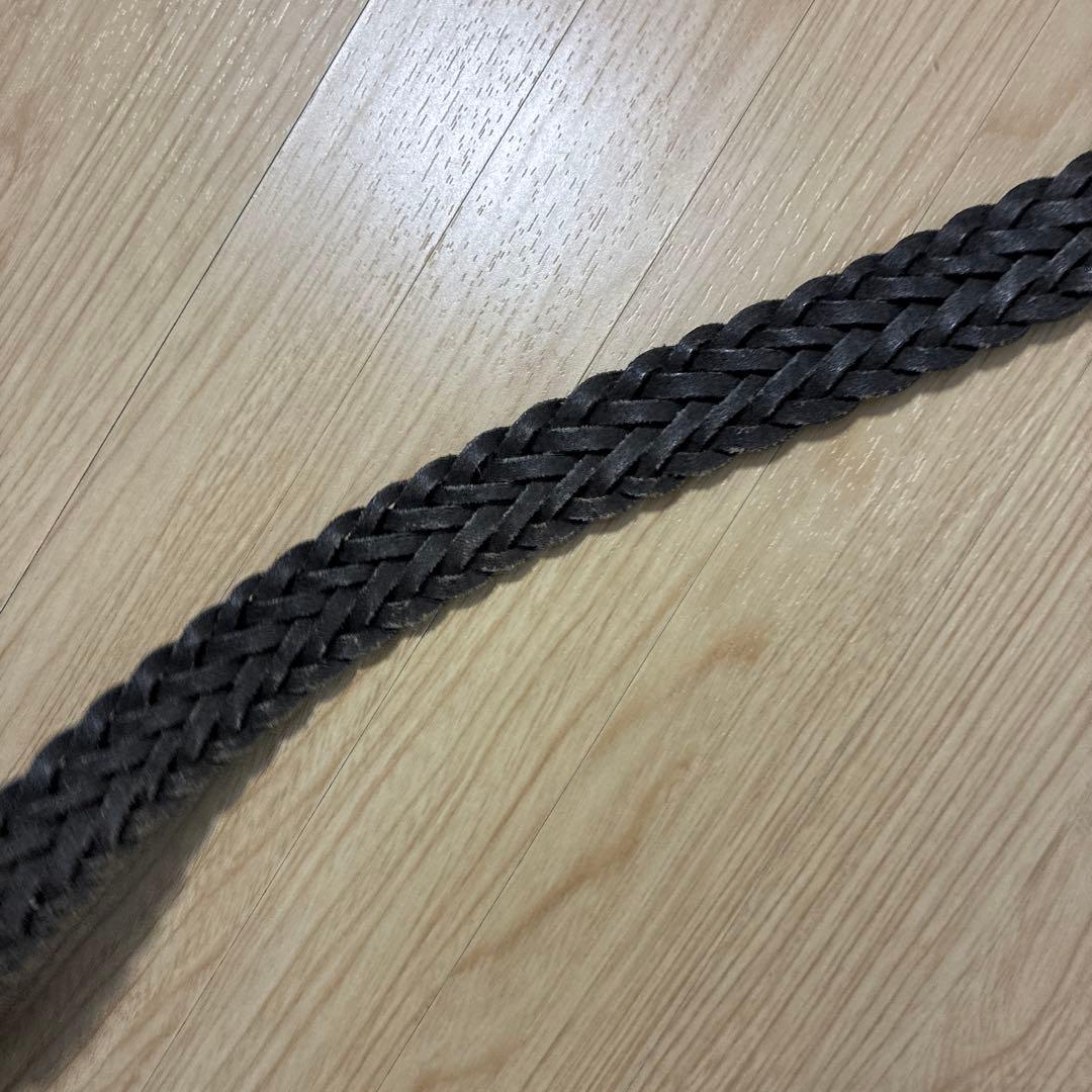 ホワイトハウスコックス　メッシュベルト　ブラック