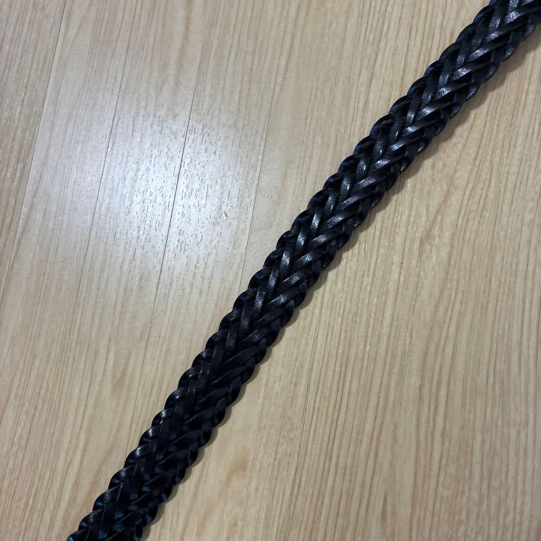 ホワイトハウスコックス　メッシュベルト　ブラック