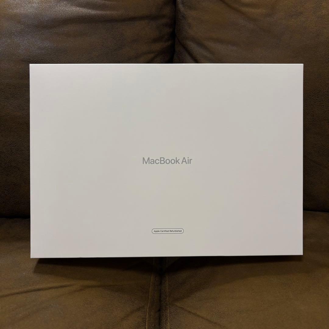 【極美品】Apple MacBook Air (M1, 2020)充放電17回