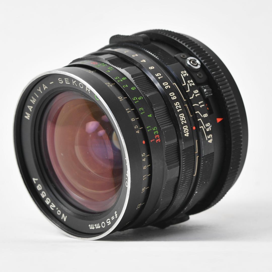 マミヤ SEKOR 50mm F4.5 RB67用 中判カメラ用 広角レンズ