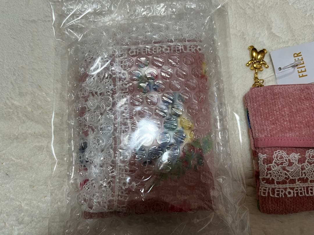 フェイラー♡近沢レースコラボ　ハイジペイズリー　ティッシュポーチとハンカチセット