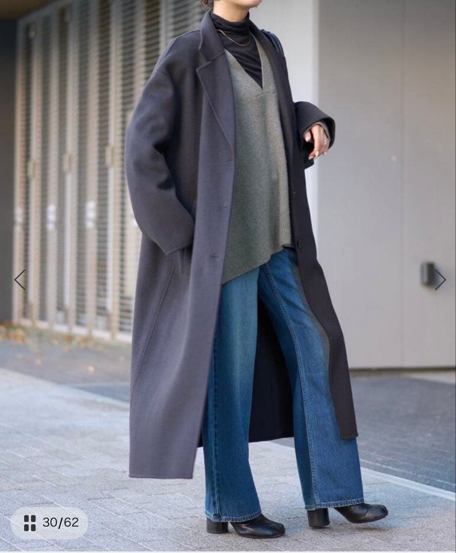 【未使用】MUSIC DEEP V ルーズプルオーバー