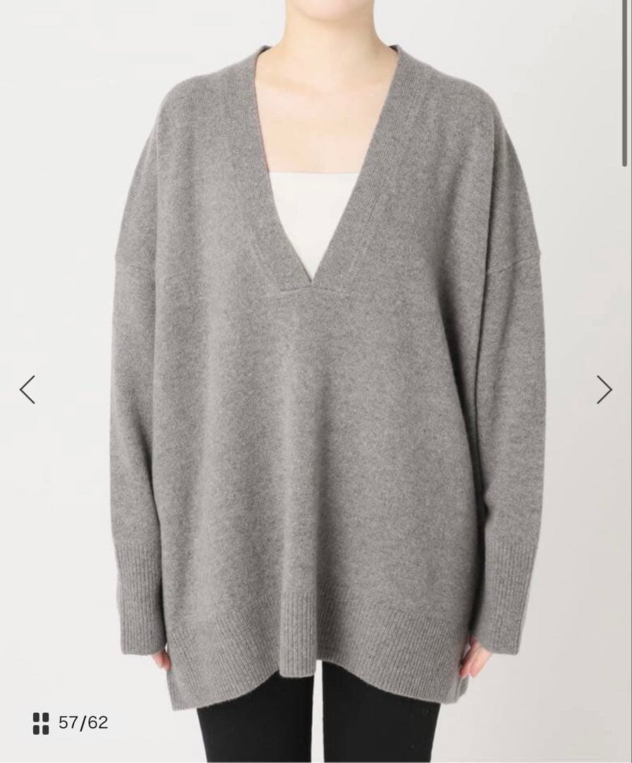 【未使用】MUSIC DEEP V ルーズプルオーバー