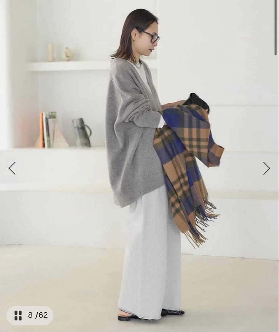 【未使用】MUSIC DEEP V ルーズプルオーバー