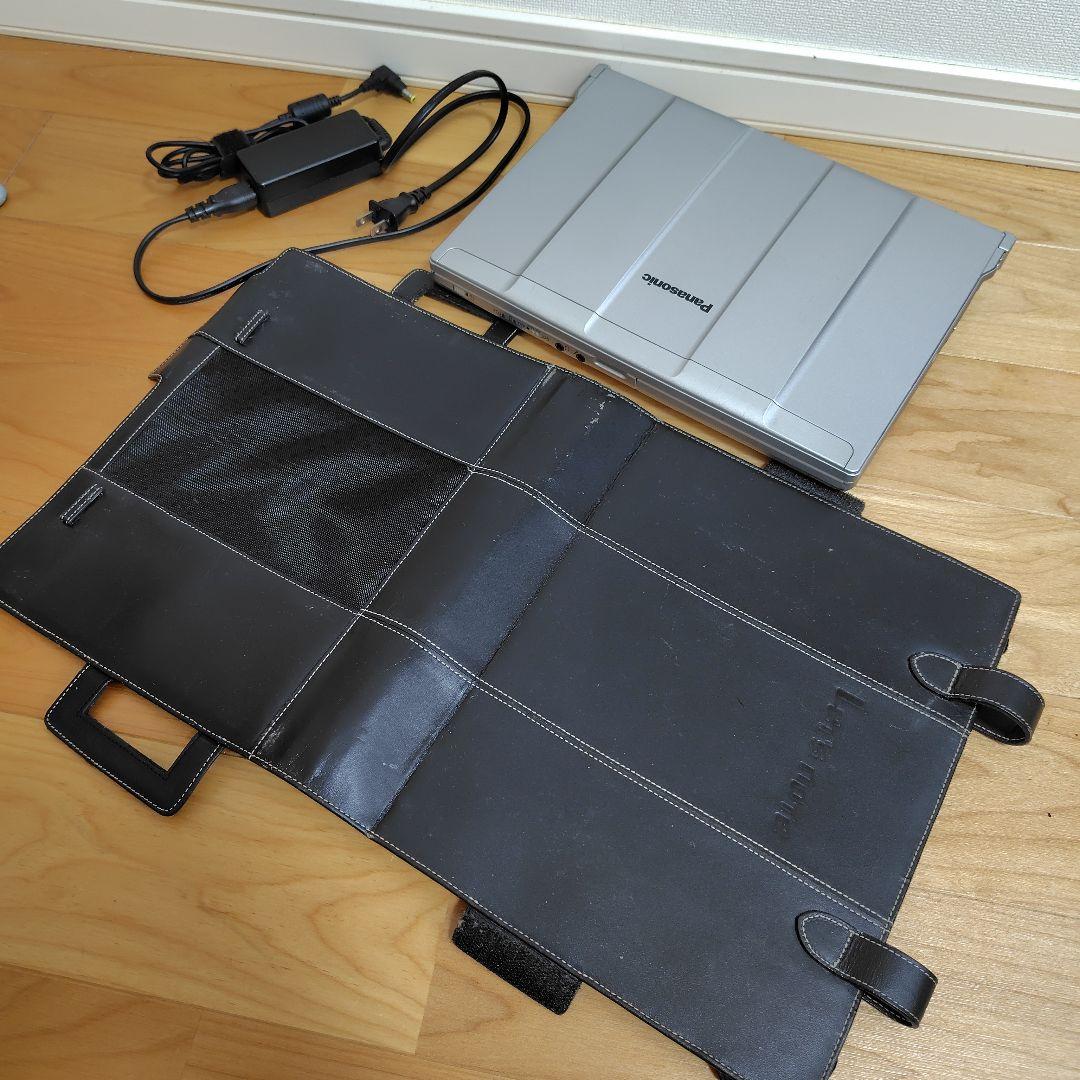 レッツノート本革純正カバー(パソコンケース)付き