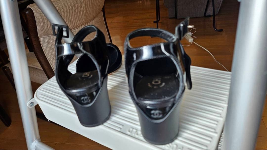 シャネルCHANEL★パンプス22.5ブラック