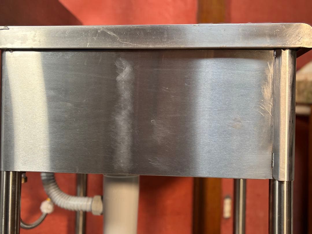 1槽シンク ステンレス 業務用 流し台　ハンドシャワー付き