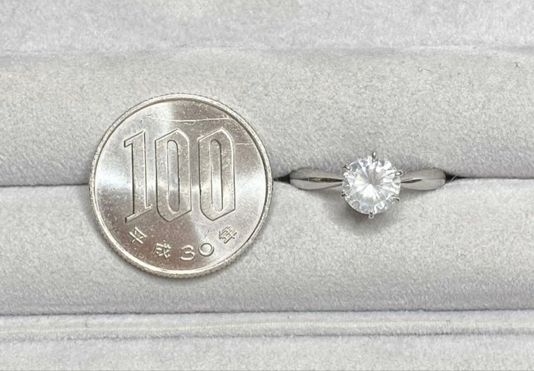 大粒ダイヤモンド1.368ct PT1000 リング
