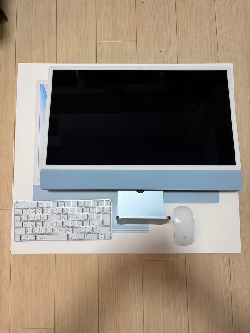 Apple iMac M1 256 GB ￼ワイヤレスキーボード・マウス付き