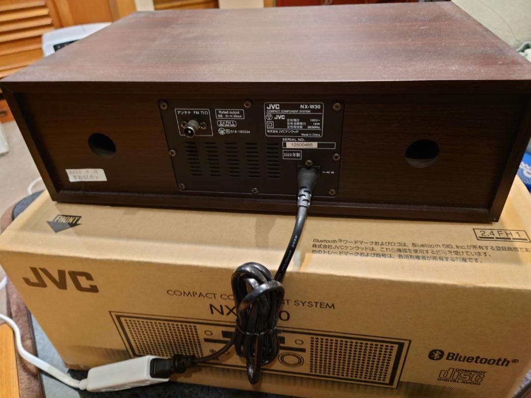 JVC NX-W30 Bluetooth対応 新品購入 別売りロッドアンテナ付属