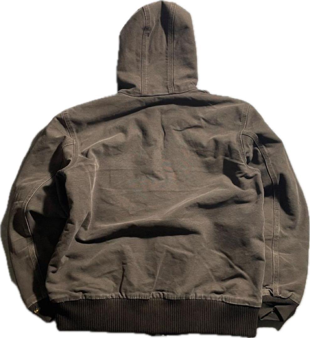 カーハート　アクティブジャケット　ダークブラウン　ダックジャケット　M